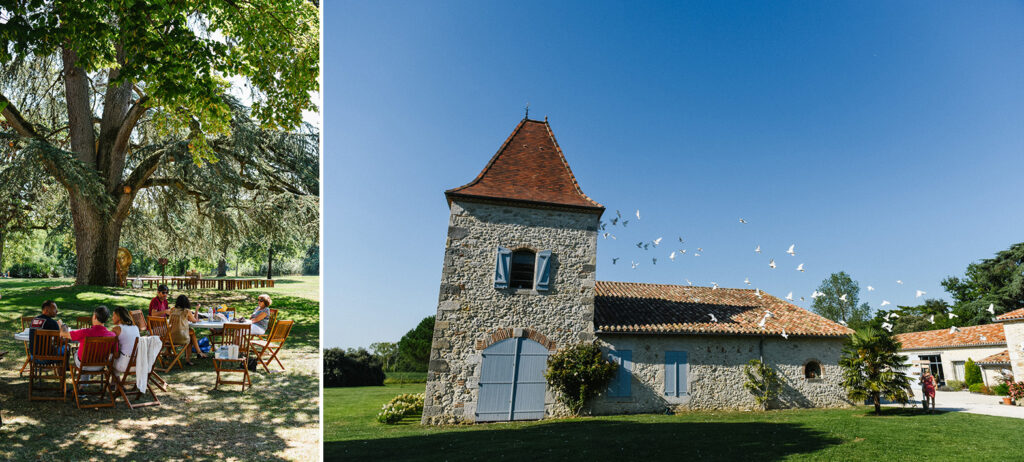 le lieu de réception dans le Lot-et-Garonne